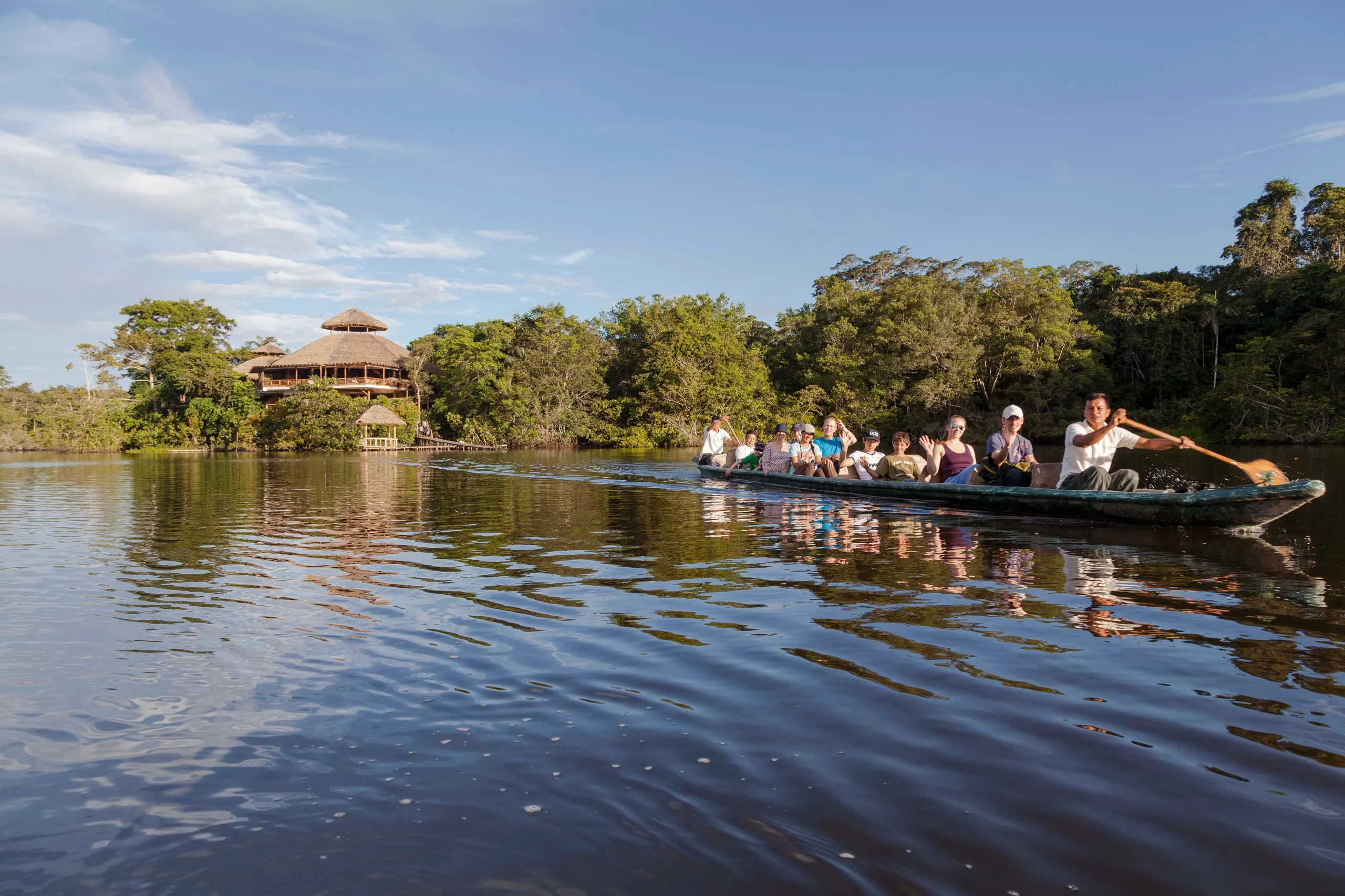 activités de canoë en amazonie