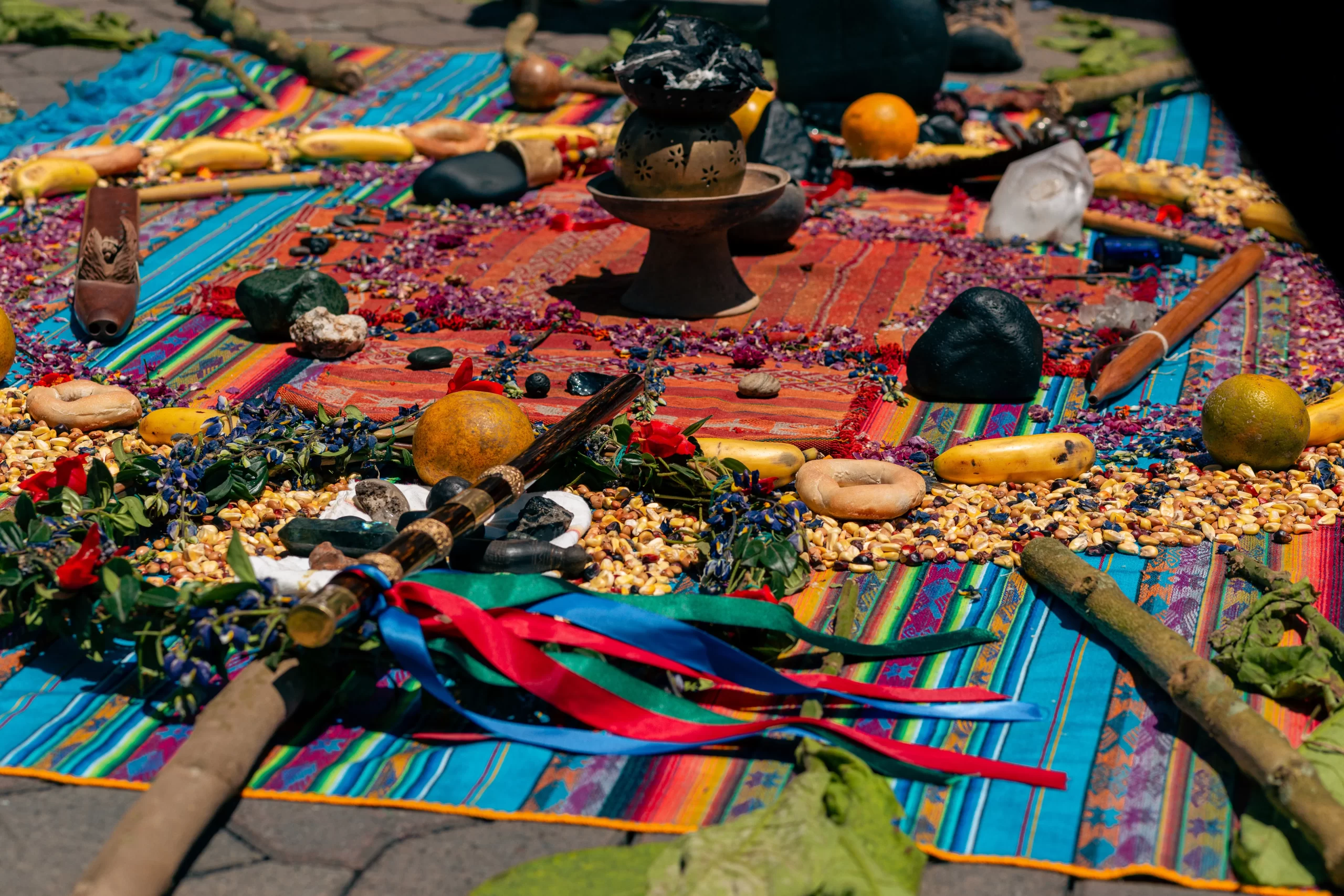 rituel indigène andes